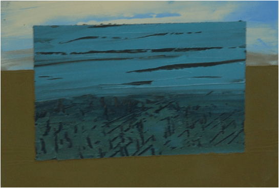 huile sur carton toile