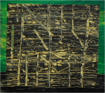 'Black and yellow screen'